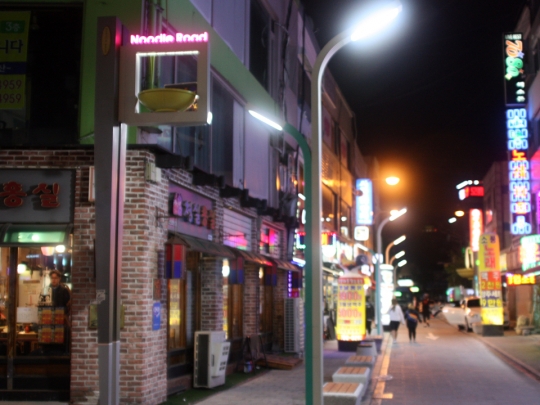 누들테마거리 조성사업(젓가락열주)